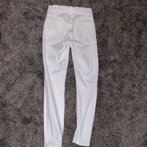 Good American Good Legs Crop High Rise Skinny Stretch Denim white. NWOT. - Picture 7 of 17